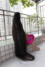 Beautiful Floor Length Long Hair Chinalonghair Com Rambut Sangat Panjang Rambut Panjang Rambut