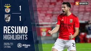 Highlights Resumo Benfica 1 1 Vitoria Sc Taca Da Liga 20 21 Quartos De Final Youtube