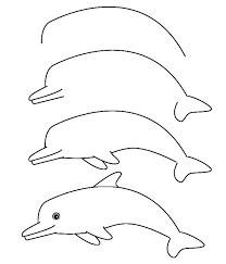 Dessin Dauphin Desenhos Aleatorios Desenhos Faceis Desenho Kids