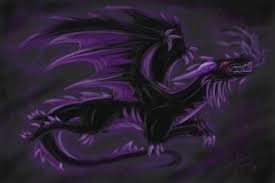 Black And Purple Dragon Art Purple And Black Dragon Black Dragon Beautiful Dragon Dragon Art