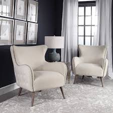 Tufted Cream Arm Chair Accent Chairs For Living Room Arm Chairs Living Room Accent Chairs