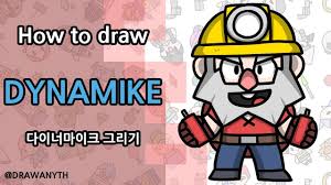 Today i'll be showing you how to draw spike from brawl stars. How To Draw Dynamike Brawl Stars Youtube