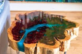 Awesome Resin Wood Table That Will Make You Want To Have It Hoommy Com Wood Resin Table Resin Furniture Wood Resin