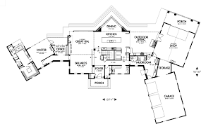 House floor plans with breezeway. House Plans Enclosed Breezeway Garage House Plans 93109
