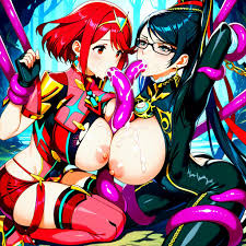 Rule 34 - 2girls Ai Generated Bayonetta Bayonetta (character) Black Hair  Blowjob Bondage Boobjob Breasts Breasts Out Bukkake Chained Chains  Crossover Cum Cum On Breasts Fellatio Female Glasses Gray Eyes Grey Eyes