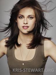 Kristen Stewart Mid/Medium Length Hair With Lots of Layers