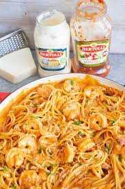 Easy Shrimp Pasta With Pink Sauce Coco And Ash Recipe Pink Sauce Easy Shrimp Pasta Rosa Sauce
