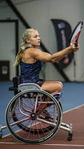 Athleteswelove Jordanne Joyce Whiley Uk She Started Playing Tennis At Age 3 And Quickly Was On Her Own Athle Wheelchair Women Wheelchair Sports Wheelchair