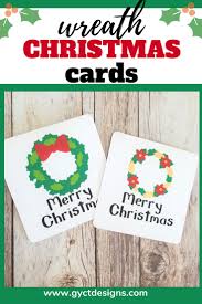 Take some watercolour paper (it's got more texture than normal printing paper for extra effect. Wreath Christmas Cards Sew Simple Home