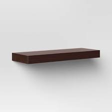 See more ideas about shelves, floating shelves, home decor. Floating Wall Shelf Espresso Threshold Target