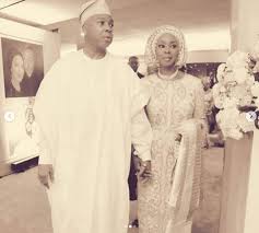 Bukola saraki and his twin daughters, ola and ayo. Bukola Saraki Celebrates Wife On Her Birthday Today Details Photos Daily Family Ng
