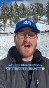 MT. CHARLESTON IS A WINTER WONDERLAND! ❄️ The rainy week we've had in the  valley has blanketed Lee Canyon with more than TWO FEET of snow! It  couldn't come at a more