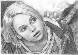 Drawing By Annasophia Robb Pencil Portrait Annasophia Robb Bridge To Terabithia