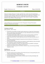 Executive director and ceo roles within a nonprofit organization often overlap. Ceo Resume Samples Qwikresume