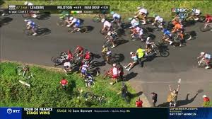 Dozens of riders were being brought down as two crashes were captured on camera during the opening stage of the tour de france. Tour De France Romain Bardet Nairo Quintana Involved In Stage 13 Crash Nbc Sports