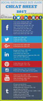Social Media Image Size Guide Cheat Sheet Infographic Social Media Infographic Social Media Image Size Guide Social Media Images Sizes