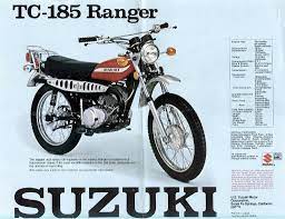 1975 Suzuki Tc185 Ranger In 2020 Vintage Motorcycle Posters Suzuki Motorcycle