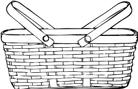 Basket Basket Drawing Picnic Basket Clip Art