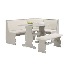 Decided i needed a coffee nook and open some counter top space. Riverbay Patio Conversation Kitchen Breakfast Corner Nook Table Booth Bench Dining Set In Soft Gray Walmart Com Walmart Com