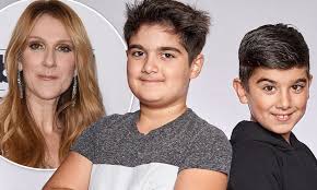 By the huffington post canada. Celine Dion Shares Rare Snap Of Her Twin Sons Nelson And Eddy On Their Ninth Birthday Daily Mail Online