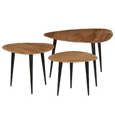 4.1 out of 5 stars. Coffee Table Set 3 Pieces Solid Acacia Wood Top Drawer Furniture