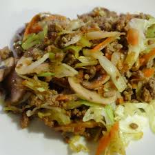 Asian Ground Beef Stir Fry Gluten Free Dairy Free Egg Free Peanut And Tree Nut Free Ground Beef And Cabbage Beef Recipes Asian Recipes