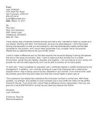 Cover Letter Template For Zoo Resume Format Cover Letter Template Letter Templates Lettering