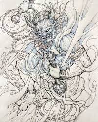 Hyogoro of the flower6 is the former yakuza boss of the flower capital and the most famous yakuza in wano country during the kozuki family's reign.2 during kurozumi orochi's reign, he was imprisoned in udon's prisoner mines until he was freed by monkey d. Black And White Sketches Of A Tattoo Beattattoo Com Japanese Tattoo Asian Tattoos Japanese Tattoo Art