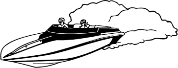 Click on any picture of boats, ships, speedboats, battleships, submarines, sailboats and others to start coloring. Black Speed Boat Cartoon