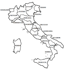 Cartina geografica italia da colorare. Cartina Geografica Italia Fisica Da Colorare Immagini Colorare