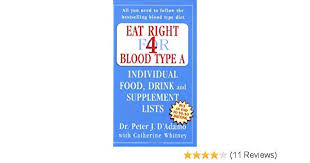 Eat Right For Blood Type A Peter J Dadamo 9780141014807