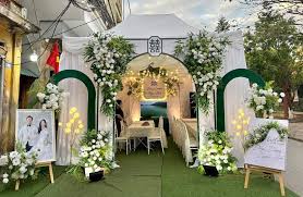 Mẫu rạp đám cưới đẹp sang trọng mới nhất - Cưới hỏi Thu Hiền