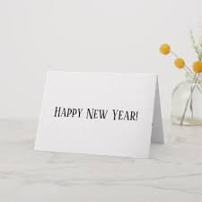 Happy New Year Card Zazzle Com Happy New Year Cards New Year Card Happy New Year Design