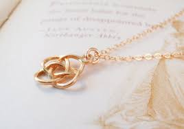Celtic Gold Necklace Celtic Knot Necklace Celtic Gold Knot Etsy Celtic Love Knot Celtic Knot Necklace Irish Necklace