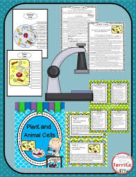 Plant And Animal Cells Drawings To Label Reading Selections And Task Cards Terrific Package Task Cards Plant And Animal Cells Animal Cell