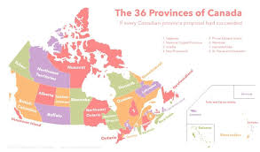 And This One Shows What It Would Look Like Now If Every Province Proposal Had Actually Succeeded In 2020 Canada Map St Pierre Miquelon