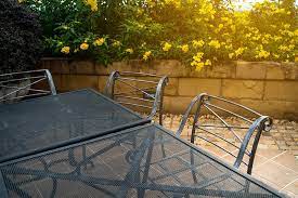 You'll find cast aluminum lawn furniture available as dining sets, chairs, benches and end tables. Aluminum Vs Steel Patio Furniture Designing Idea
