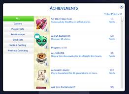 With just one click, you can switch between setups, build and run your code in a completely different context. The Sims 4 Achievements And Trophies List Polygon