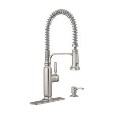 One for casual cleaning, the other for stickier food using moen's. Kitchen Faucets Lowes Canada