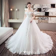 If you are interested in ball gown wedding dress white, aliexpress has found 14,068 related results, so you can compare and shop! Chic Beautiful White Wedding Dresses 2018 Ball Gown Lace Appliques Off The Shoulder Backless Sleeveless Chapel
