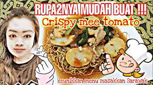 Resepi mee goreng basah seafood. Crispy Mee Tomato Sedap Mee Tomato Sarawak Youtube