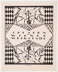 Founded in 1903 by josef hoffmann, koloman moser, and fritz waerndorfer, this progressive alliance of artists and designers was particularly interested in challenging industrialised society with individual handcraftsmanship, and in bringing different facets of life into one unified, elegant artwork. Poster Spitzen Der Wiener Werkstatte Wiener Werkstatte Lacework Ca 1919 Objects Collection Of Cooper Hewitt Smithsonian Design Museum