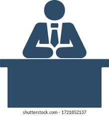 Man Behind The Desk