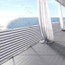 Sichtschutz für den balkon aus pflanzen. Mit Osen Blau Weiss Gestreift Nylon Kabelbinder Und Kordel Leicht Transparent Wind Und Uv Schutz Wetterfest 75 X 300cm Sekey Balkon Sichtschutz Balkonabdeckung Hdpe 220 G M Balkonumspannungen Garten Ayurvedanetworkbhu Com