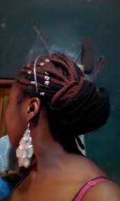 It goes from here all the way around to the other side just to add a little bit of fullness. Kanekalon Weave Hair Vs Wool Yarn Beautifulcurls
