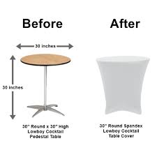 Cocktail table rental is a great idea for a bar area or a cocktail hour at a wedding, party or event. 30 Sit Down Round Cocktail Tables Los Angeles Fiesta King Party Rentals Maywood Ca
