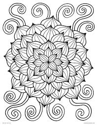 The free coloring pages for adults are tried & true and are a little different from the other coloring sheets on this list. Flower Free Printable Coloring Pages For Adults Novocom Top