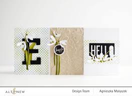I've always loved homemade card ideas that are simple with only a few embellishments, so when i came across this dahlia origami flower fold i. 3 Clean And Simple Card Ideas Created With Craft A Flower Snowdrops Layering Die Set Altenew Blog