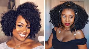 Try a mini afro, super short, a mohawk, tapered curls, an asymmetrical bob, braids. Hairstyles For Black Women Compilation Natural Hair Tutorial Youtube