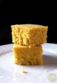 Square dish or loaf pan. The Best Homemade Vegan Cornbread Recipe Vegan Soul Food Food Vegan Cornbread